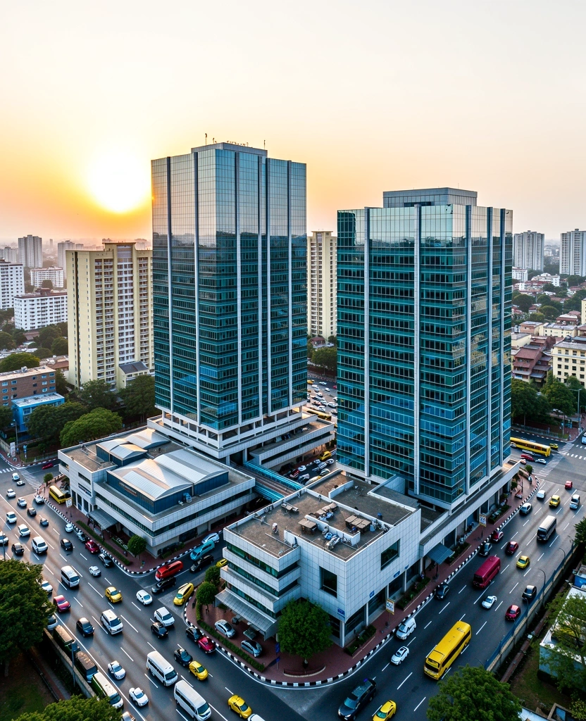 Bangalore Business District Skyline